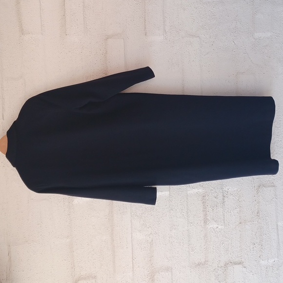 Kristen Blake Virgin Wool Cashmere Blend Full Length Coat, Blue, Pockets, Lined - Picture 9 of 14